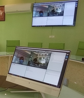 جلسه دفاع آنلاین به صورت نیمه حضوری